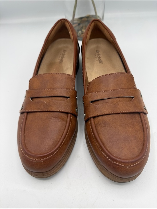 Dr. Scholl's Shoes - Dr. Scholl's Hello Tan Vegan Leather Penny Loafers